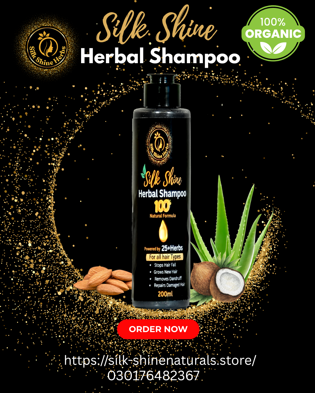 Silk Shine Herbal Shampoo