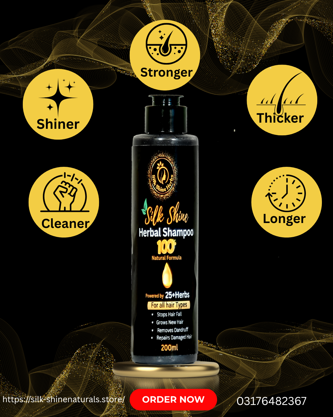 Silk Shine Herbal Shampoo